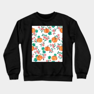 Pumpkins and Roses Crewneck Sweatshirt